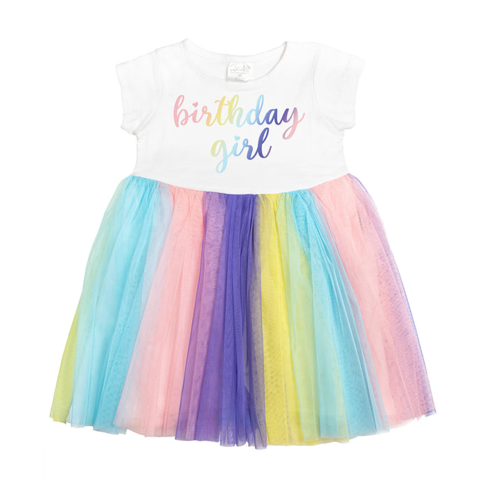 Rainbow Multi Birthday Dress