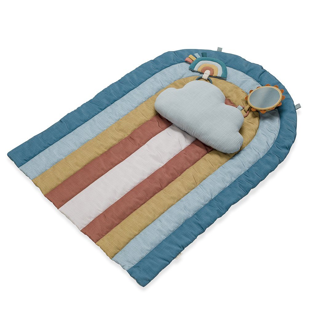 Itzy Ritzy Bitzy Bespoke Ritzy Tummy Time Rainbow Play Mat