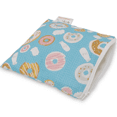 ITZY RITZY REUSABLE SNACK AND EVERYTHING BAG: DONUT SHOP