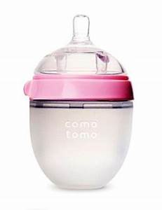 Comotomo Single Silicone Baby Bottle in Pink - 5 oz