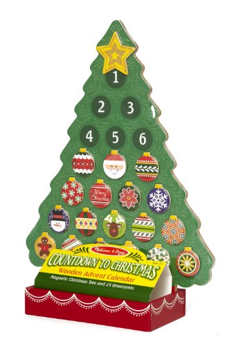 Melissa & Doug Countdown to Christmas Wooden Religious Advent Calendar