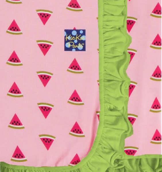 Kickee Pants Toddler Blanket - Lotus Watermelon