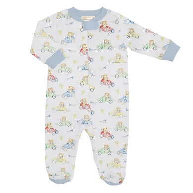 Baby Chic Club Grand Prix Zipped Footie