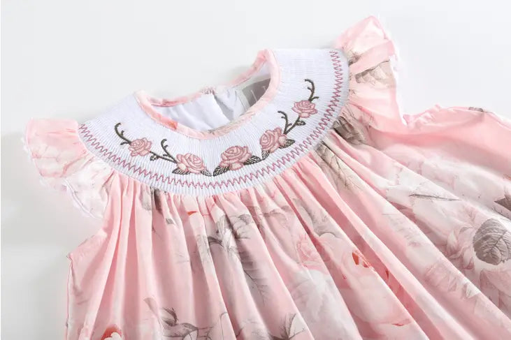 Lil cactus smocked dress hotsell